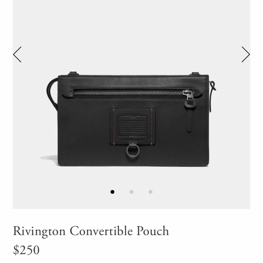Men’s Coach Rivington Crossbody